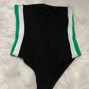 Strapless bodysuit.